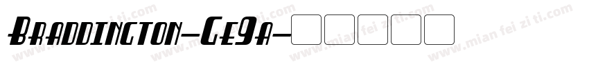 Braddington-Ge9a字体转换