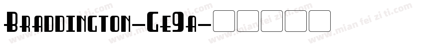 Braddington-Ge9a字体转换