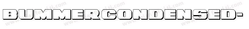 BummerCondensed字体转换