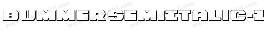 BummerSemiItalic-13Vg字体转换