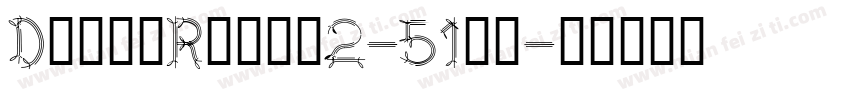 DwarfRunes2-51zv字体转换