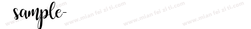 宋体sample字体转换