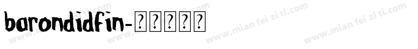 BaronDidFin字体转换