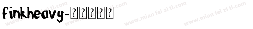 finkheavy字体转换