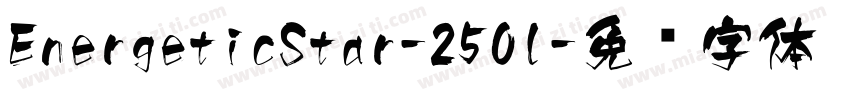 EnergeticStar-250l字体转换
