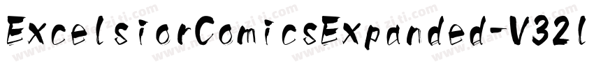 ExcelsiorComicsExpanded-V32l字体转换