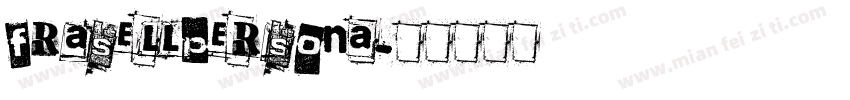FrasellPersona字体转换