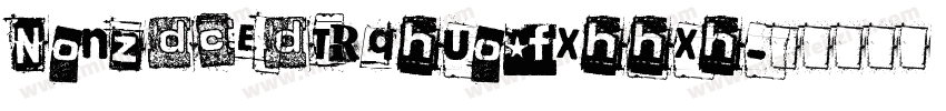 Nonzdcedtrqhuofxhhxh字体转换