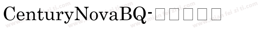 CenturyNovaBQ字体转换