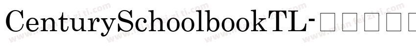 CenturySchoolbookTL字体转换