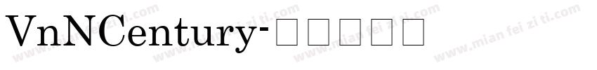 VnNCentury字体转换