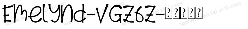 Emelynd-VGz6z字体转换