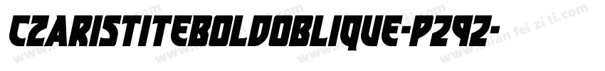 CzaristiteBoldOblique-pZ9Z字体转换