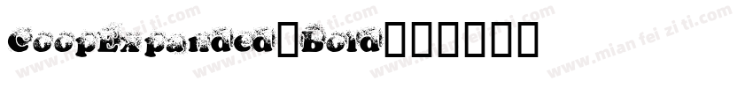 CoopExpanded-Bold字体转换