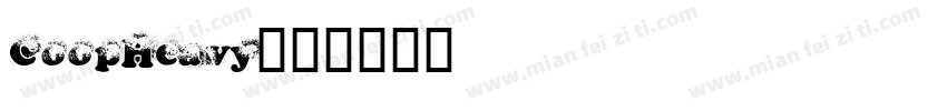 CoopHeavy字体转换