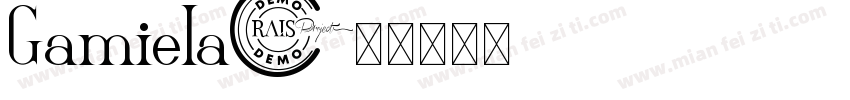 Gamiela字体转换