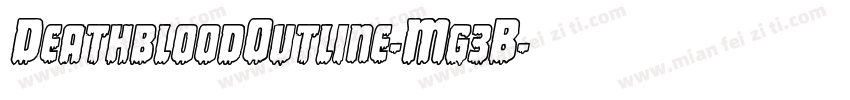 DeathbloodOutline-Mg3B字体转换