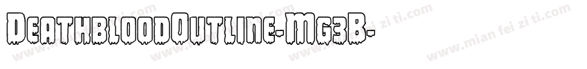 DeathbloodOutline-Mg3B字体转换