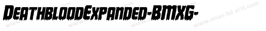 DeathbloodExpanded-BMXG字体转换