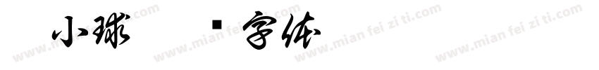 刘小球字体转换