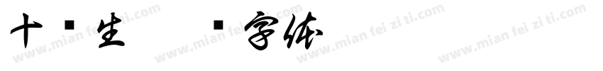十岁生字体转换