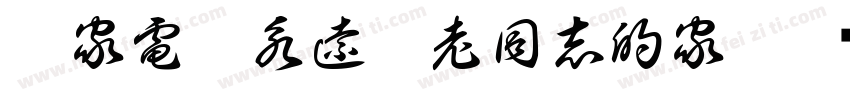 國家電網永遠是老同志的家字体转换