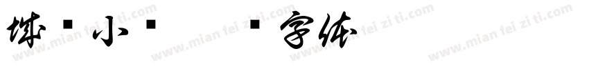 城尧小铺字体转换