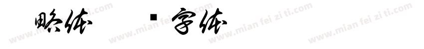 奶略体字体转换