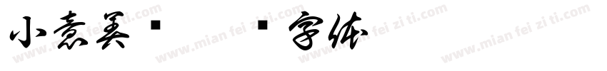 小意美妆字体转换