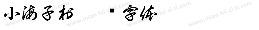 小海子村字体转换