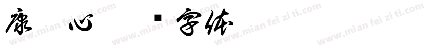 康亦心字体转换