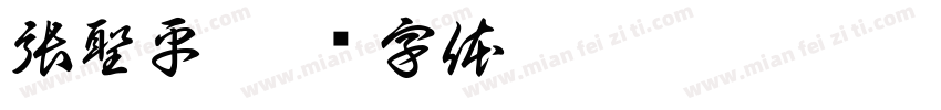 張聖平字体转换