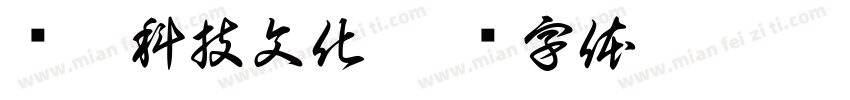 迈之科技文化字体转换