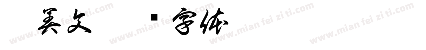 陳美文字体转换