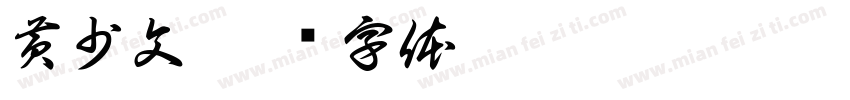 黄少文字体转换