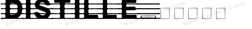 distille字体转换