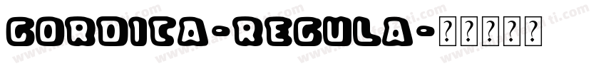 Gordita-Regula字体转换