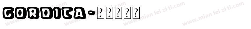 Gordita字体转换