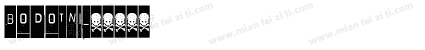 bodotni字体转换