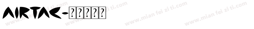 AIRTAC字体转换