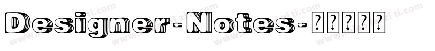 Designer-Notes字体转换