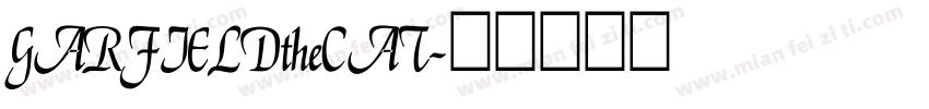 GARFIELDtheCAT字体转换