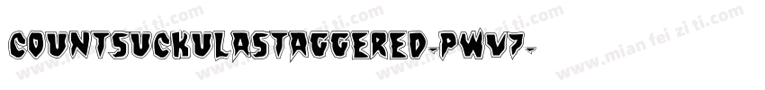 CountSuckulaStaggered-Pwv7字体转换