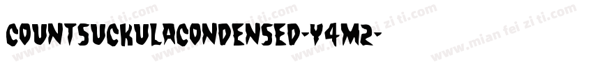 CountSuckulaCondensed-Y4m2字体转换