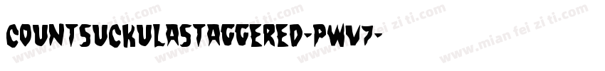 CountSuckulaStaggered-Pwv7字体转换