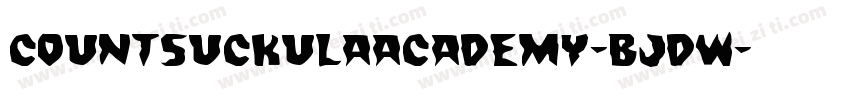 CountSuckulaAcademy-BJDw字体转换