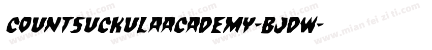 CountSuckulaAcademy-BJDw字体转换