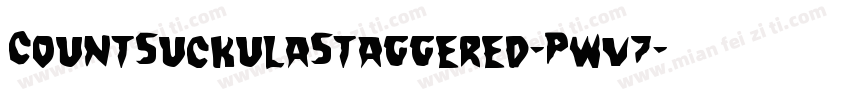 CountSuckulaStaggered-Pwv7字体转换