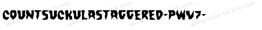 CountSuckulaStaggered-Pwv7字体转换