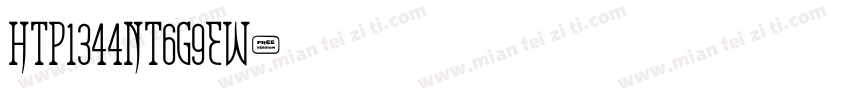 HTP1344NT6G9EW字体转换